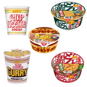Nissin Mini Instant Ramen Soba Udon 5Assort Set DONBEI CUP NOODLE CHICKEN NOODLE - Picture 1 of 7