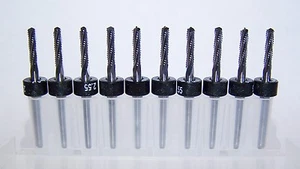 (10) 2.55mm (.1004") Carbide Router Burr, Chipbreaker Drill Point 2300B1004.394D - Picture 1 of 1