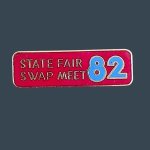 Prendedor esmaltado vintage 1982 State Fair Swap Meet - Imagen 1 de 3