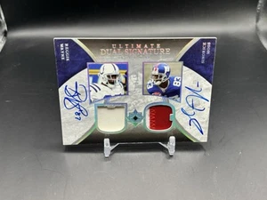 2006 Exquisite Football Reggie Wayne Sinorice Moss Dual Patch Auto /5 - Picture 1 of 2