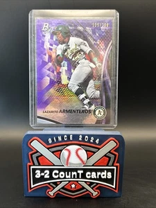 2017 Bowman Platinum - Top Prospects Lazaro Armenteros #TP-LA Purple /250 (RC) - Picture 1 of 2