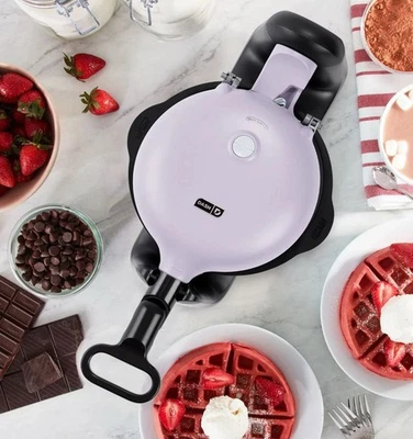 Gofrera belga abatible de cerámica para tablero - antiadherente, gofres de calidad 1000 W Foto 1 de 3