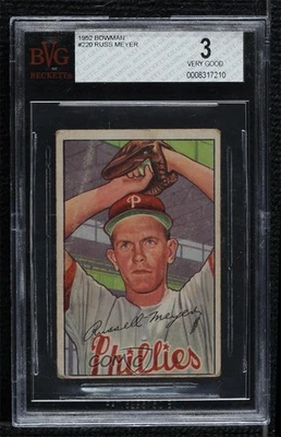 1951 Bowman Bob Miller #220 BVG 3 - Image 1 of 2