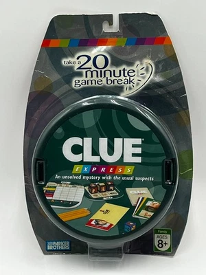 Clue Express Board Game from Parker Brothers 2007 (Travel Game) New & Sealed - Image 1 of 4