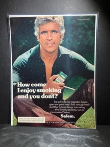 Vintage Original Print Ad Salem Cigarettes Enjoy 1976 - Bild 1 von 1