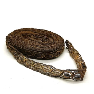 antike Borte, Goldborte, Spitze 9,5m x 2,5cm, Handwerkskunst - ( 9,00€/m ) - Bild 1 von 4