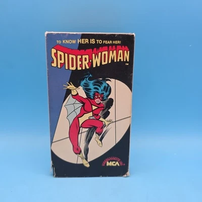 Vintage 1982 Spider Woman VHS Very Rare Fast Shipping  - Image 1 of 3