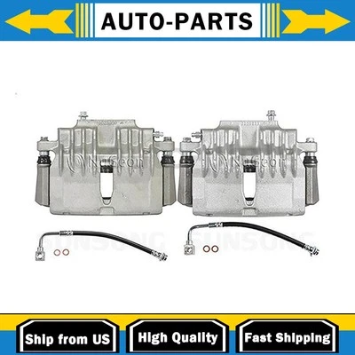 Pinzas de freno delanteras línea de mangueras de freno delanteras para Chevrolet Camaro 3,8 L 5,7 L Foto 1 de 4