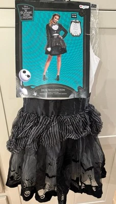Halloween Nightmare Before Christmas Women's Jack Skellington Costume Sm 4-6 - Image 1 of 4