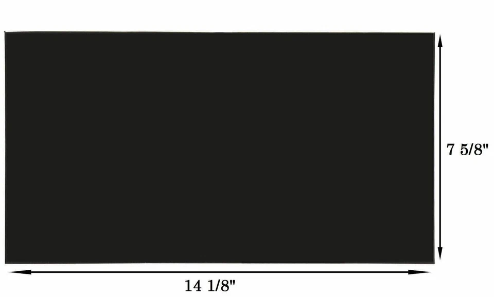 Almohadilla económica para escaparate de joyas de terciopelo negro para bandejas estándar para exhibición de joyas Foto 1 de 1