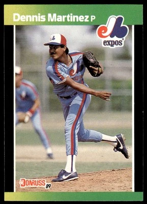 1989 Donruss Baseball's Best #90  Dennis Martinez   Montreal Expos - Image 1 of 2