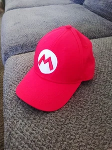 Nintendo Motto Super Mario Bros Mütze Cap Snap-Back Jugend Rot Weiß Logo - Bild 1 von 4