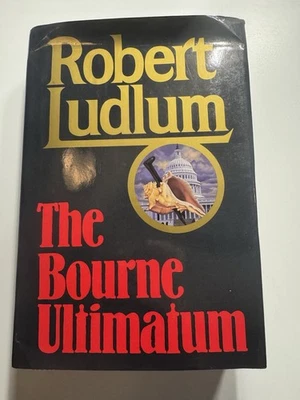 The Bourne Ultimatum, Robert Ludlum (1990) 1st Edition 2nd Printing Hardcover DJ Foto 1 de 4