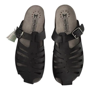 Sandalias Mephisto Mujer EE. UU. 9/UE 39 Hedina Informales Hebilla Espalda Abierta Cuero Nobuck - Imagen 1 de 7