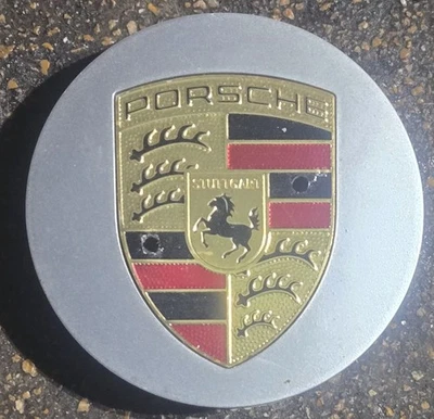 1x Genuine OEM 2017-24 Porsche Boxster 718 Cayman Alloy Wheel Center Hub Cap #01 - Image 1 of 4