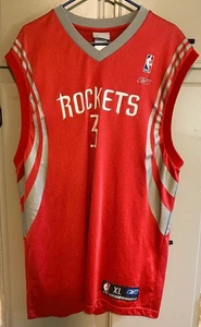 Reebok Houston Rockets Steve Francis #3 Red NBA Basketball Jersey Men's XL - Picture 1 of 4