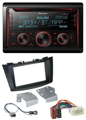 Pioneer 2DIN DAB MP3 Bluetooth USB CD Autoradio für Suzuki Swift (ab 2010) - Bild 1 von 4