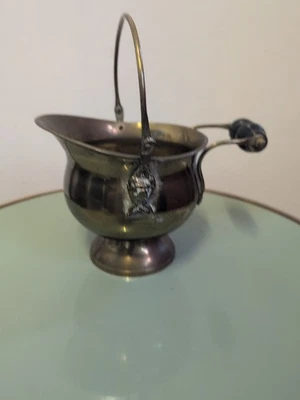 antique brass coal scuttle, Small Mantel One - Image 1 of 4