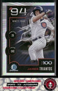 James Triantos 2025 Bowman Scouts Top 100 #BTP-94 Chicago Cubs - Bild 1 von 2