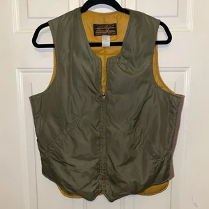 Chaleco de plumón Eddie Bauer vintage verde talla 38 para hombre - Imagen 1 de 3