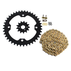 2008-2011 Yamaha YFM350 350 Raptor Gold O-Ring Chain & Black Sprocket 13/40 98L - Picture 1 of 5