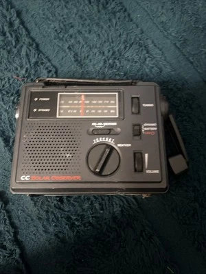 CC Solar Observer Emergency Radio  with enhanced reception & - Image 1 of 2