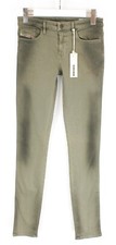 DIESEL Skinzee Super Slim-Skinny 0815X Jeans Women's W28 Regular Waist Khaki