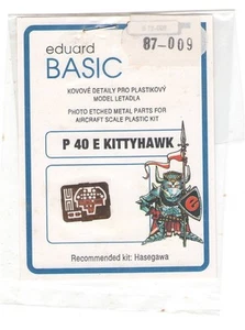 Eduard 1:72 P 40 E Kittyhawk Fotoätzzubehör für Hasegawa Bausatz 72009 - Bild 1 von 1