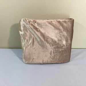 West Elm Worn Luster Velvet Curtain Drape Golden Oak - Picture 1 of 4