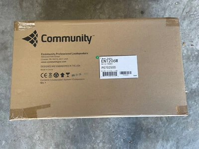 COMMUNITY ENT206W TWO-WAY COMPACT COLUMN POINT SOURCE LOUDSPEAKER - New Biamp - Image 1 of 4