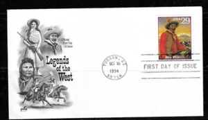 USA SC # 2869g Legends Of The West - Bill Pickett - FDC . Artcraft Cachet - Picture 1 of 1