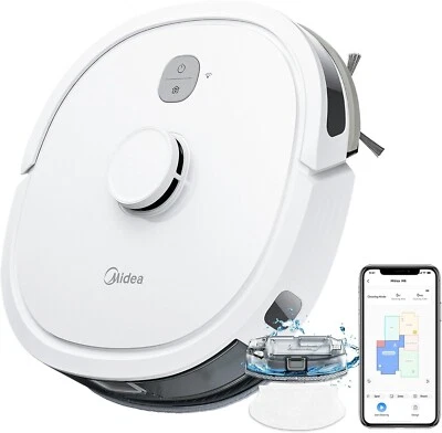 Midea M6 Saugroboter mit Wischfunktion 2 in 1,Staubsauger Roboter,LiDAR-Navigati - Bild 1 von 4