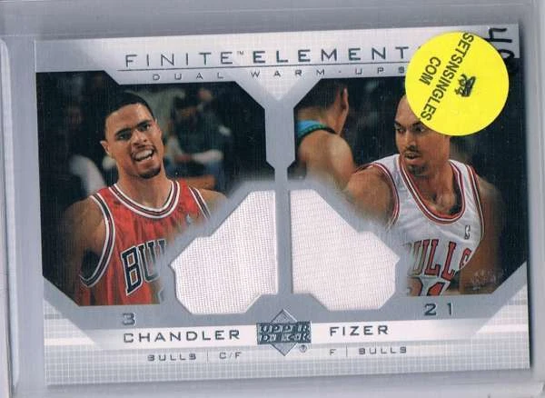 2003-04 Finite Elements Warmups #FE26 Marcus Fizer/Tyson Chandler NM-MT NM-MT ME - Image 1 of 1