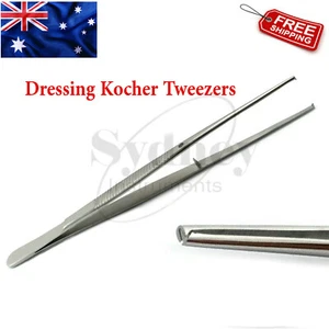 Dental Dressing Kocher Tweezers Tissue Grassping Micro Surgical Instruments - Picture 1 of 3