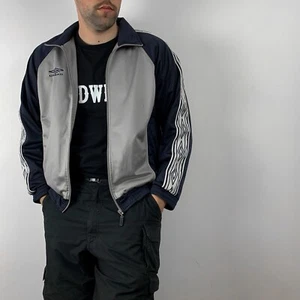 Vintage Umbro Track Top Taped Tracky Retro Jacke Gr. M - Bild 1 von 7