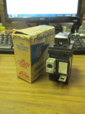 NEW I.T.E. Pushmatic P270A 70A, 2P, Type P Circuit Breaker 240VAC,..LL-10 - Image 1 of 4