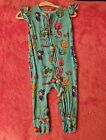 Bums And Rose's Mermaid Ruffle Romper 6-9 Month Baby Girl Bamboo Excellent Shape