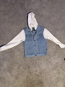 Jean Jacket Hoodie - Picture 1 of 3