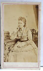 Thoughtful Looking Victorian Lady 1 x CDV Card 1860-1890's