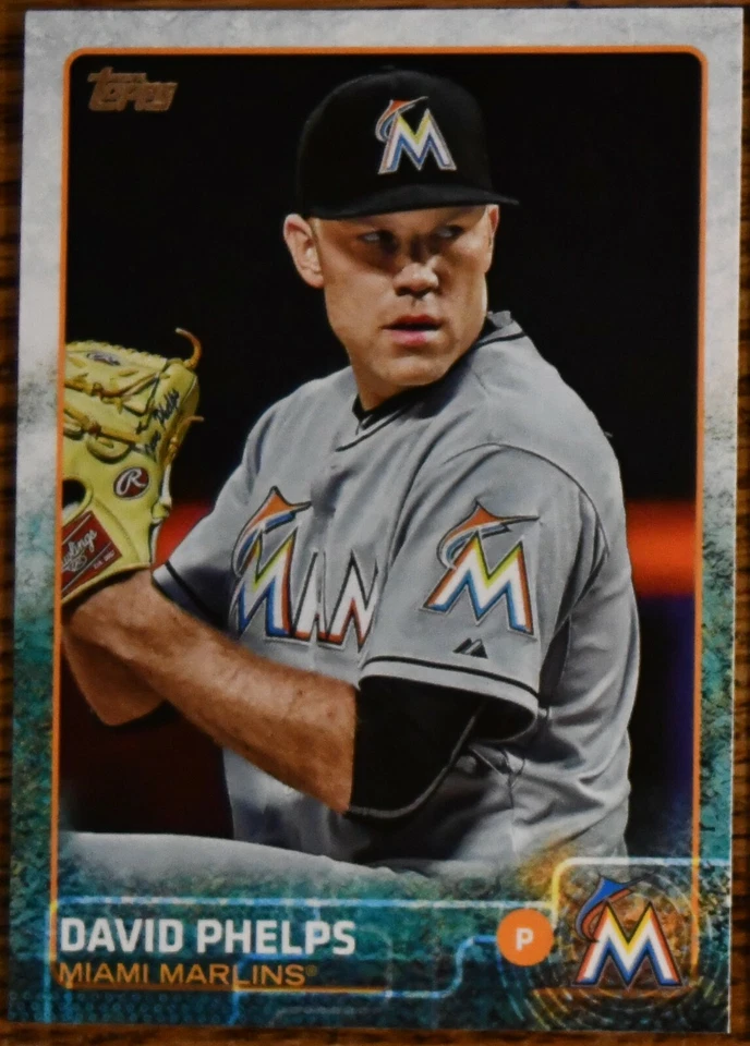 2015 Topps Update #US30 #30 David Phelps Miami Marlins - Image 1 of 1