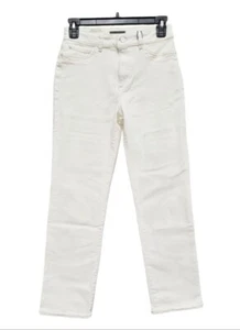 DL1961 Women's Mara Ankle Mid-Rise Straight White Jeans Size 27 $188 NWD New - Imagen 1 de 6