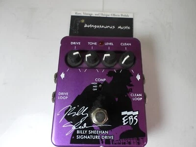 EBS Billy Sheehan Signature Bass Drive Overdrive Effects Pedal Free USA Shipping - Image 1 of 4