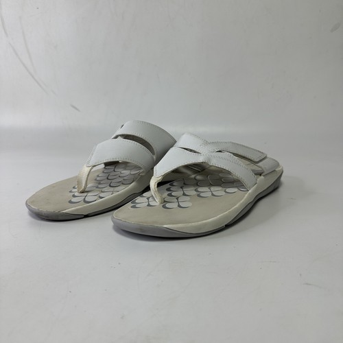 Sandali Collections by Clarks infradito bianchi perizoma slip on taglia USA 10 M regolabili