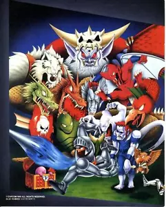 Super Ghouls 'n Ghosts Final Fantasy V Seiken kunio REVISTA DE JUEGOS RECORTE PROMOCIONAL - Imagen 1 de 7