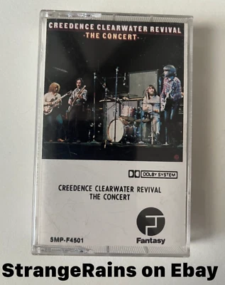 Creedence Clearwater Revival IN CONCERT Cassette Tape - PLAY TESTED - CCR - Image 1 of 4