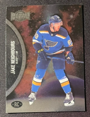 Jake NEIGHBOURS RC 2021-22 Skybox Metal Universe #198 St. Louis Blues - Image 1 of 2
