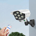 LED Solar Light Motion Sensor Dummy Camera Spotlight Waterproof Wall Street Lamp