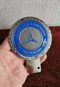 VINTAGE AUTOMOBILE RADIATOR CAR BADGE # MERCEDES BENZ SL CLUB PAGODE W113 2006 - Picture 1 of 5