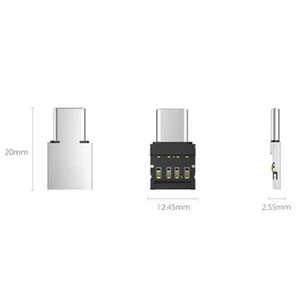 2pcs USB-C 3.1 Type C Male to USB Female OTG Adapter Converter For U Disk jo^NS - Picture 1 of 6