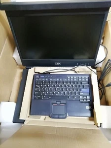 IBM 1723-8BX 1U Flat Panel 18.5" Monitor Console w/ Keyboard 95Y2287 1723HC1 - Picture 1 of 1